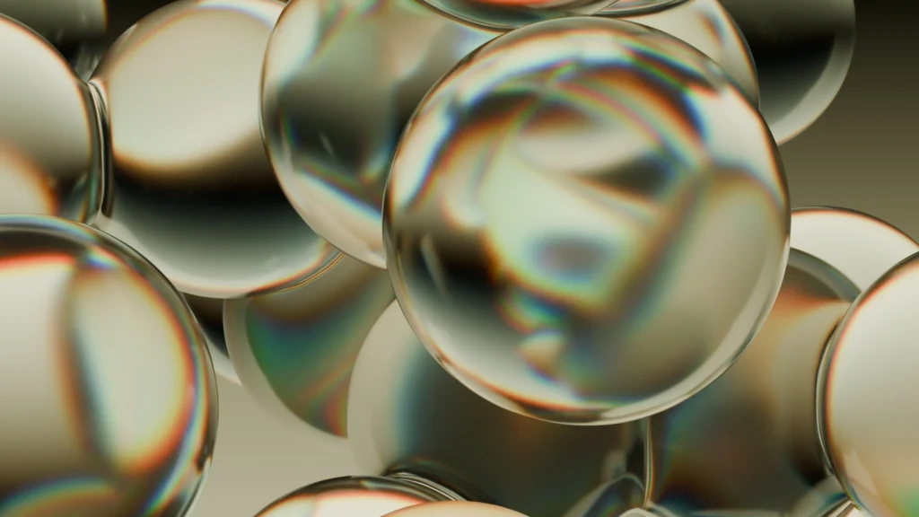 Glass Blobs Render
