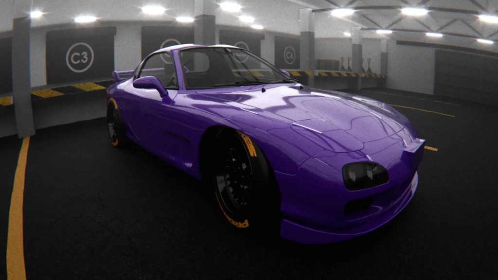 Mazda in a Warehouse